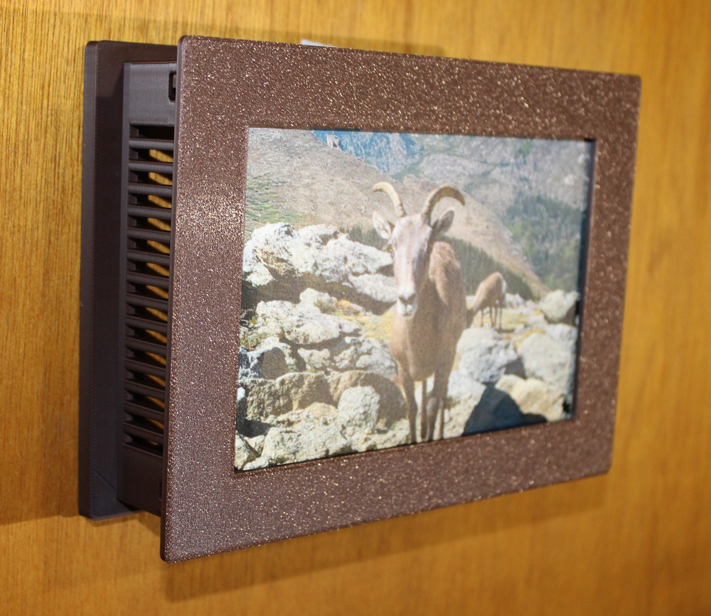 Decorative Photo Frame Cover for Thermostat or Alarm System