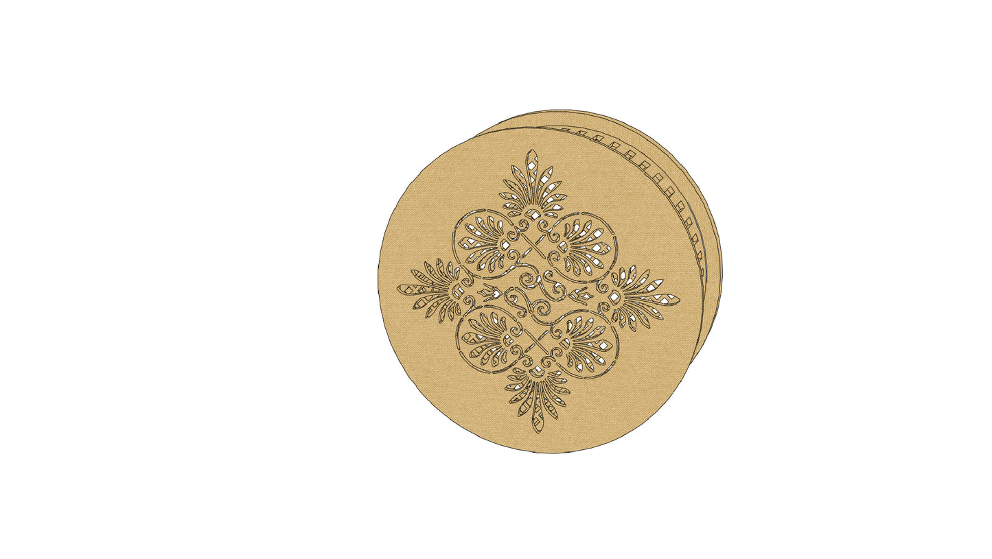 Decorative Smoke Detector Cover - Art Deco