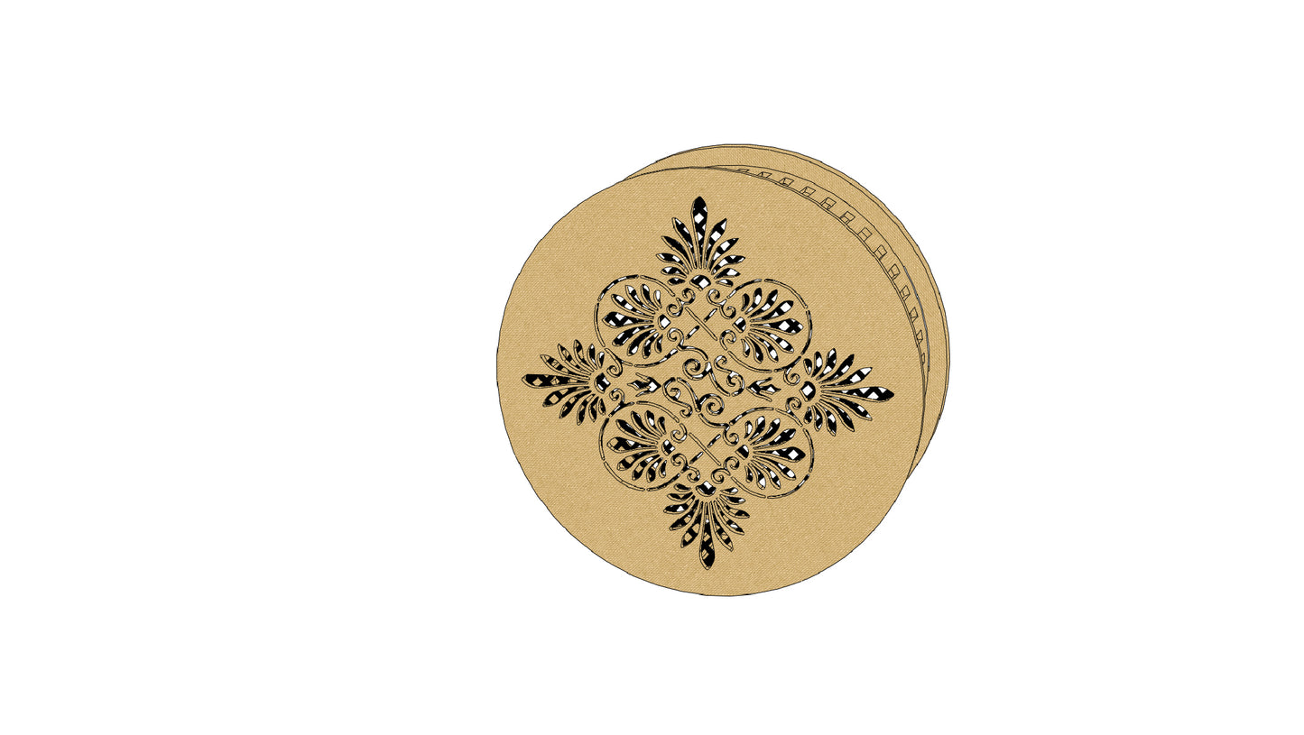 Decorative Smoke Detector Cover - Art Deco