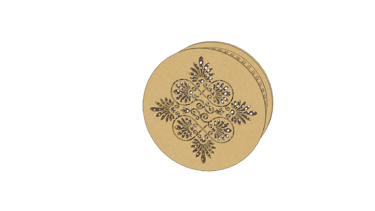 Decorative Smoke Detector Cover - Art Deco