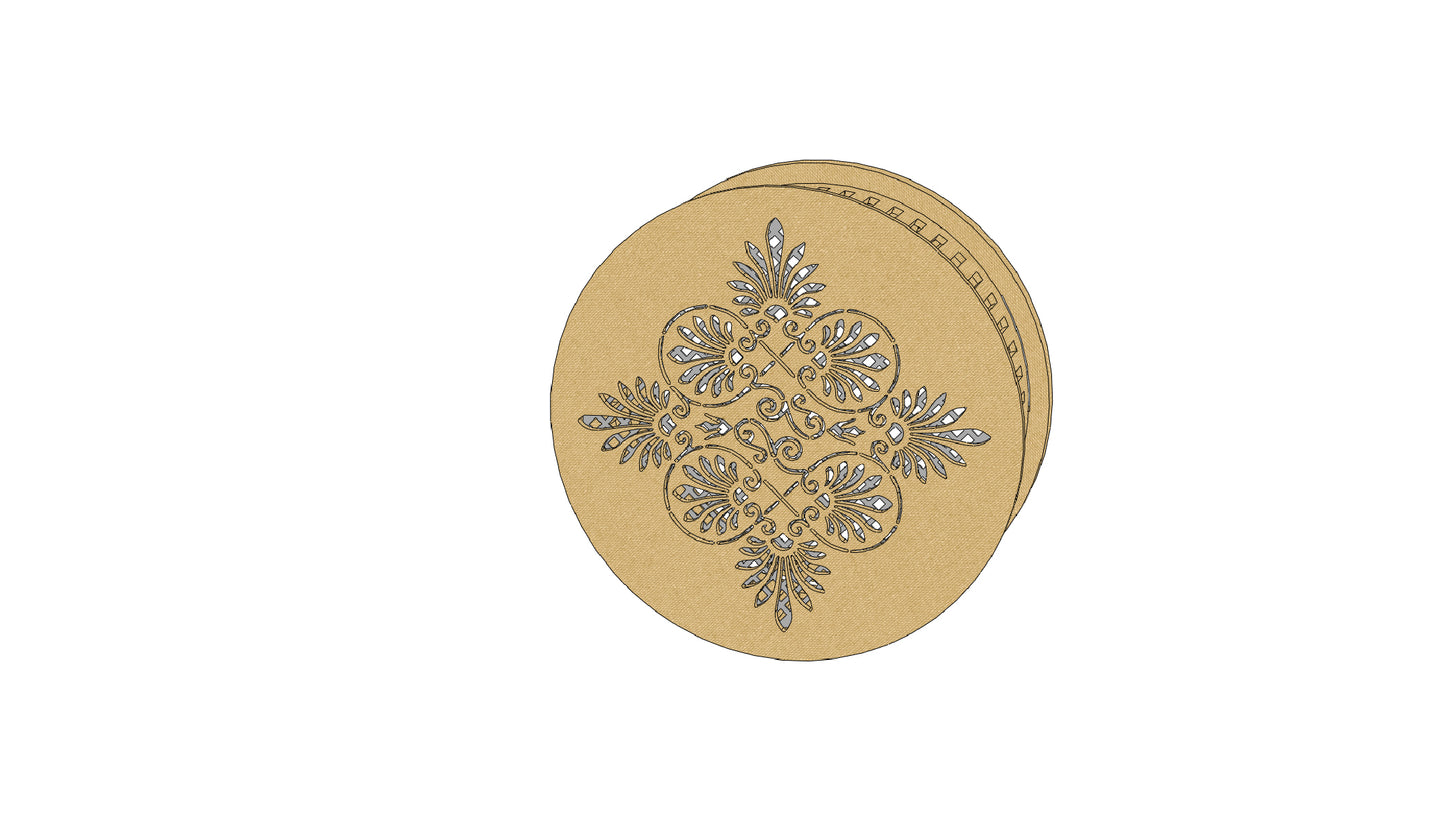 Decorative Smoke Detector Cover - Art Deco