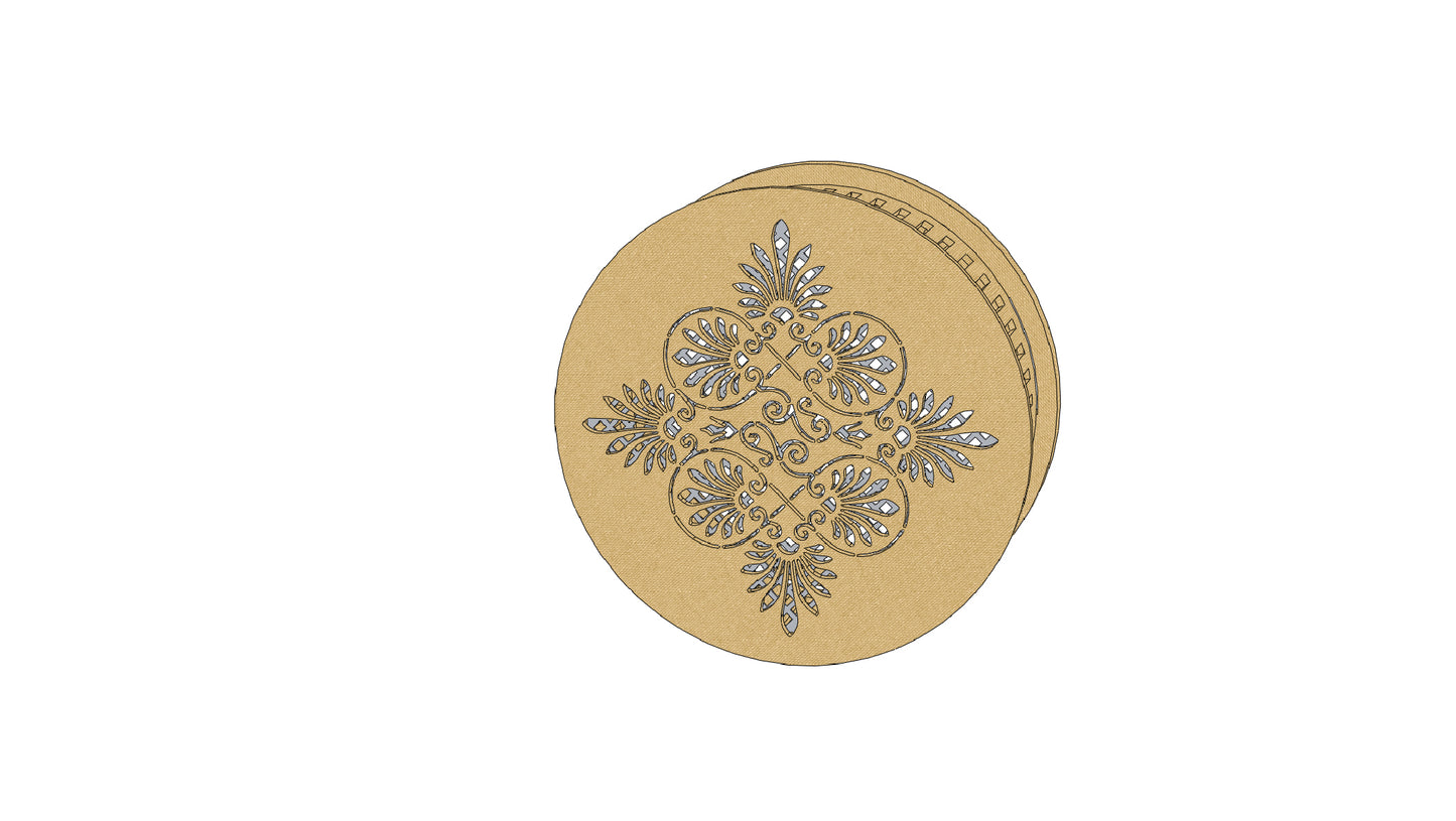 Decorative Smoke Detector Cover - Art Deco