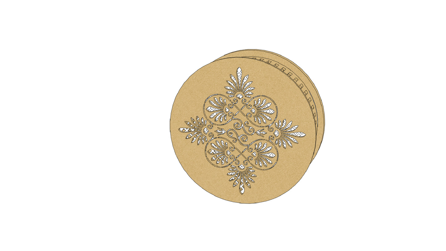 Decorative Smoke Detector Cover - Art Deco