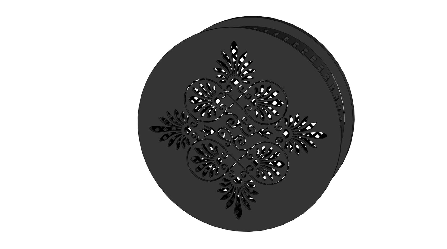 Decorative Smoke Detector Cover - Art Deco