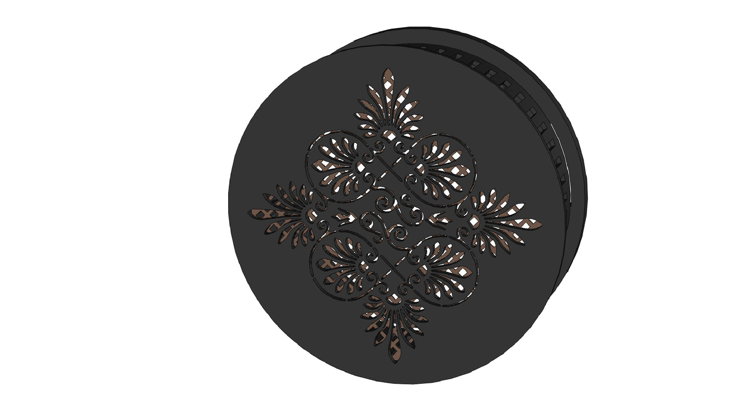 Decorative Smoke Detector Cover - Art Deco