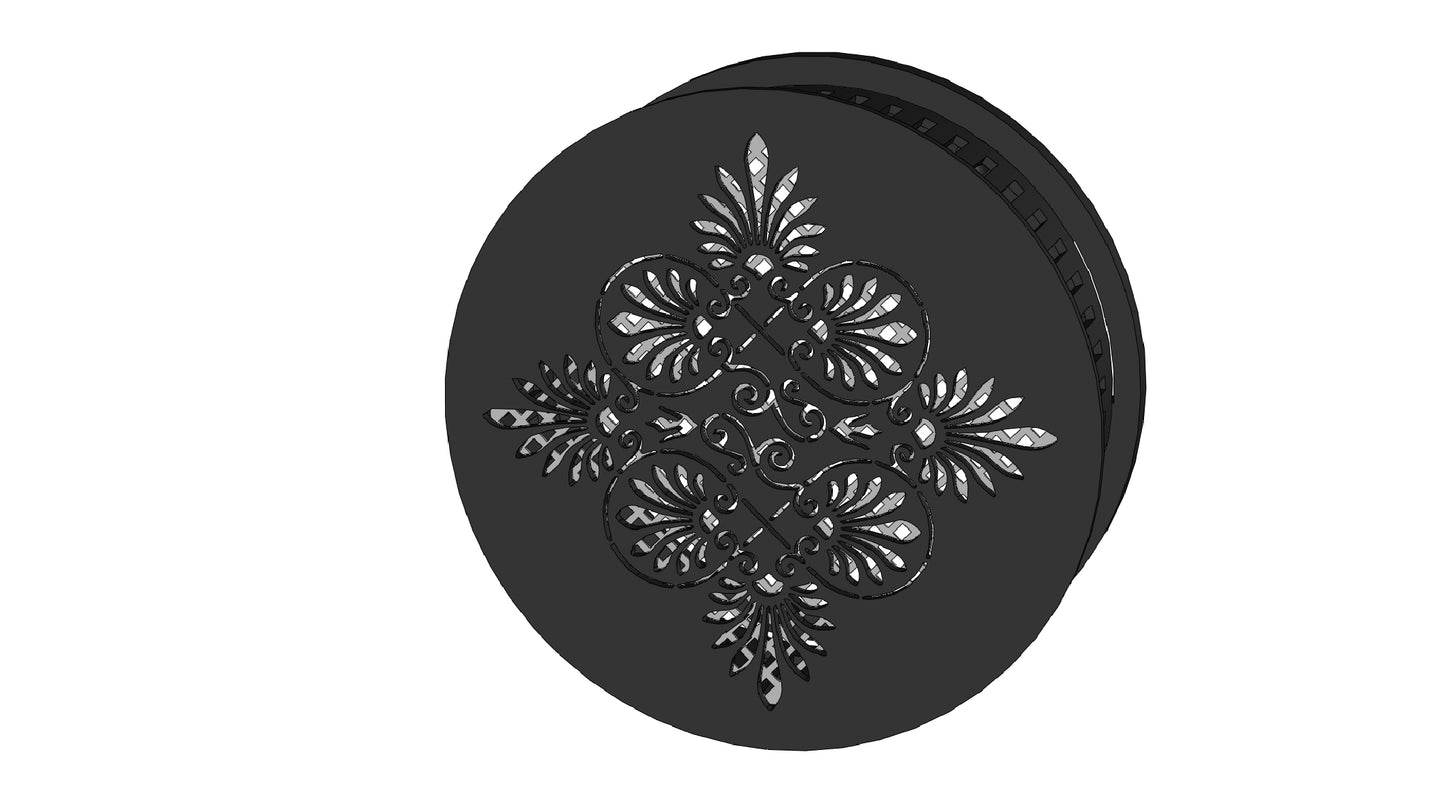 Decorative Smoke Detector Cover - Art Deco