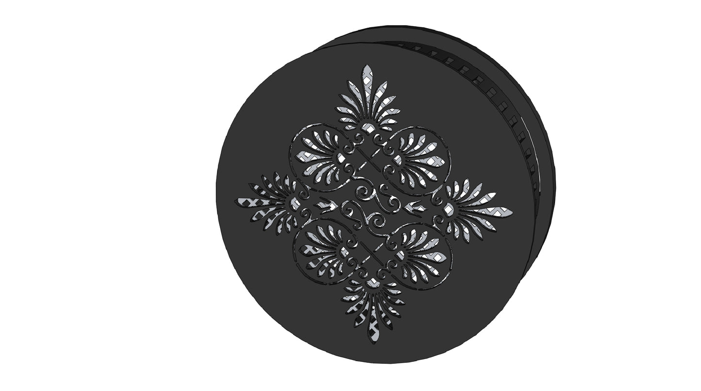 Decorative Smoke Detector Cover - Art Deco