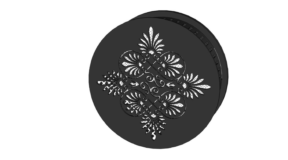 Decorative Thermostat/ Smoke Detector/ CO2 Cover - Art Deco