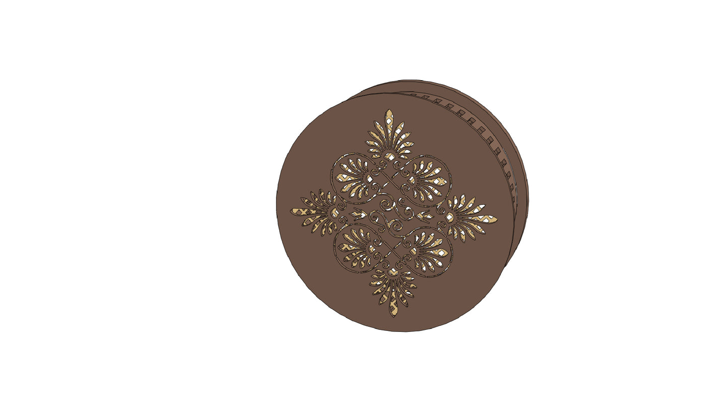 Decorative Smoke Detector Cover - Art Deco