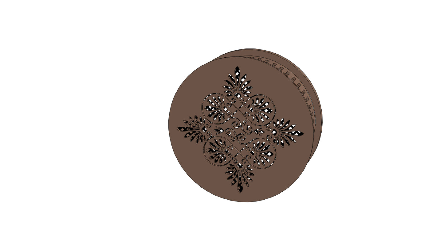 Decorative Smoke Detector Cover - Art Deco