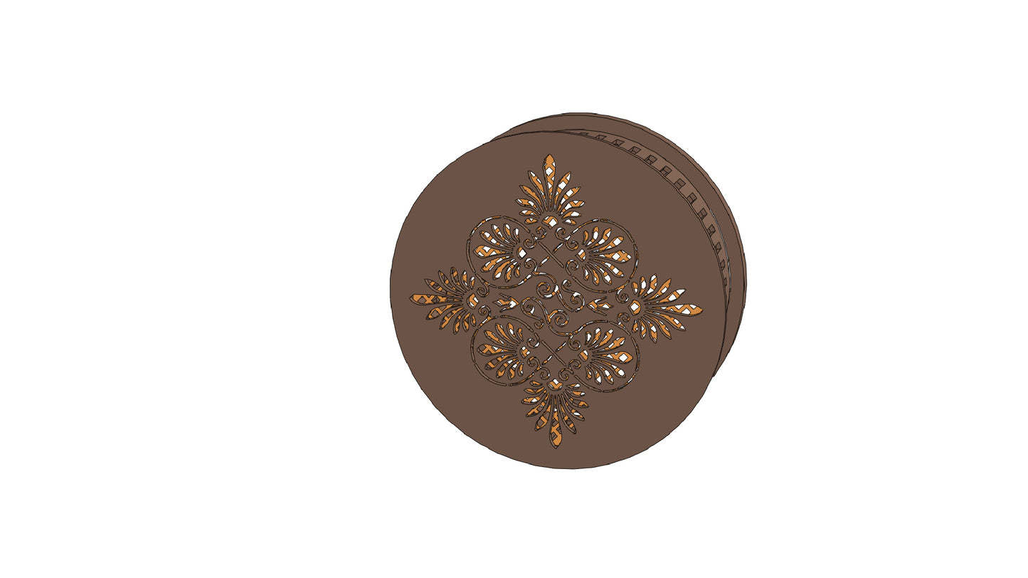 Decorative Smoke Detector Cover - Art Deco