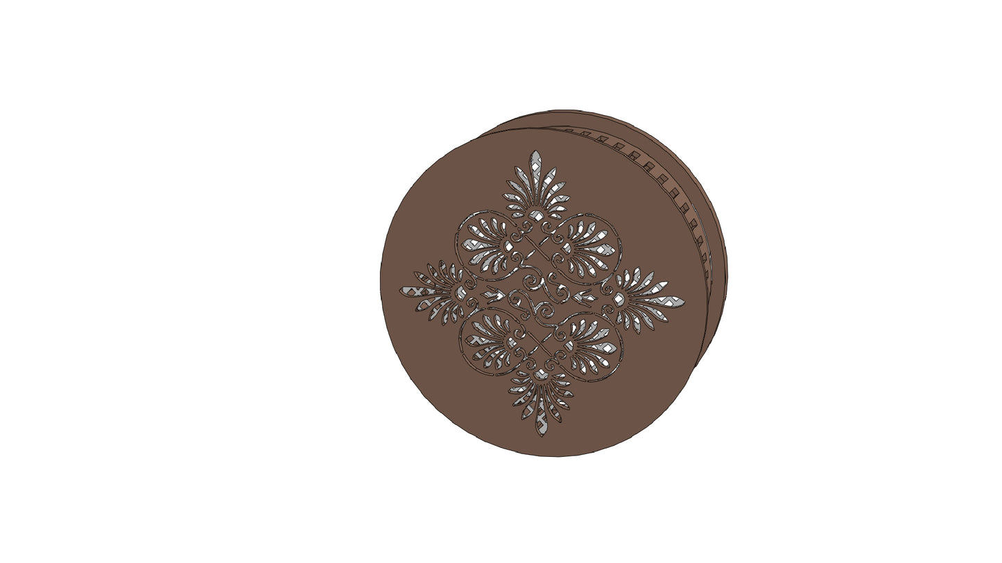 Decorative Smoke Detector Cover - Art Deco
