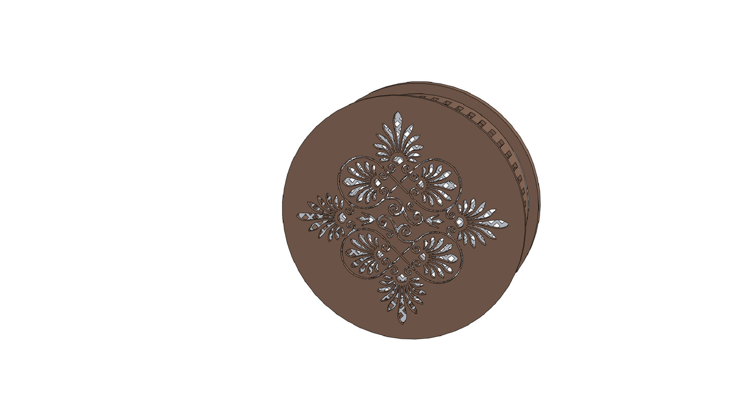 Decorative Smoke Detector Cover - Art Deco