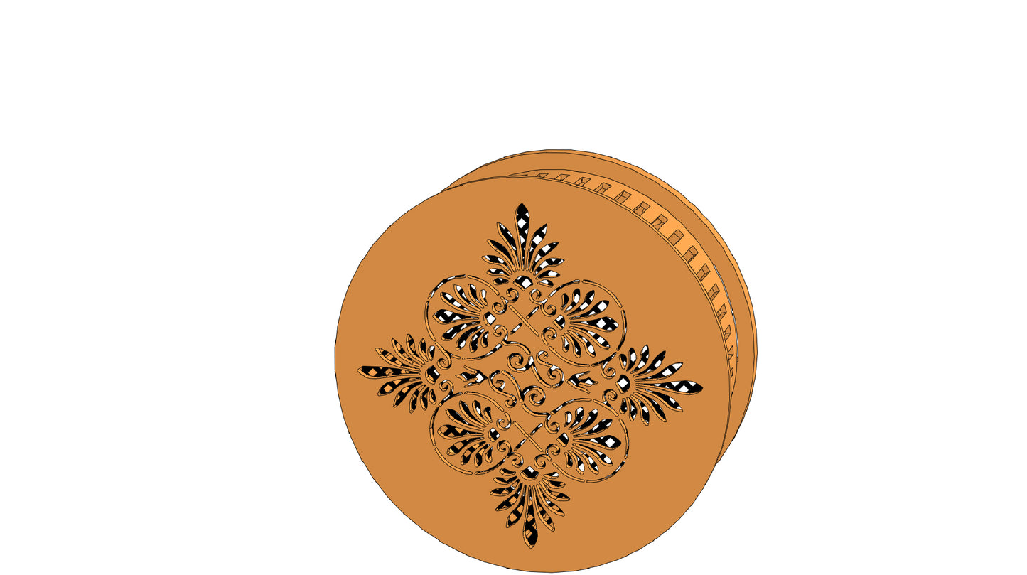 Decorative Smoke Detector Cover - Art Deco