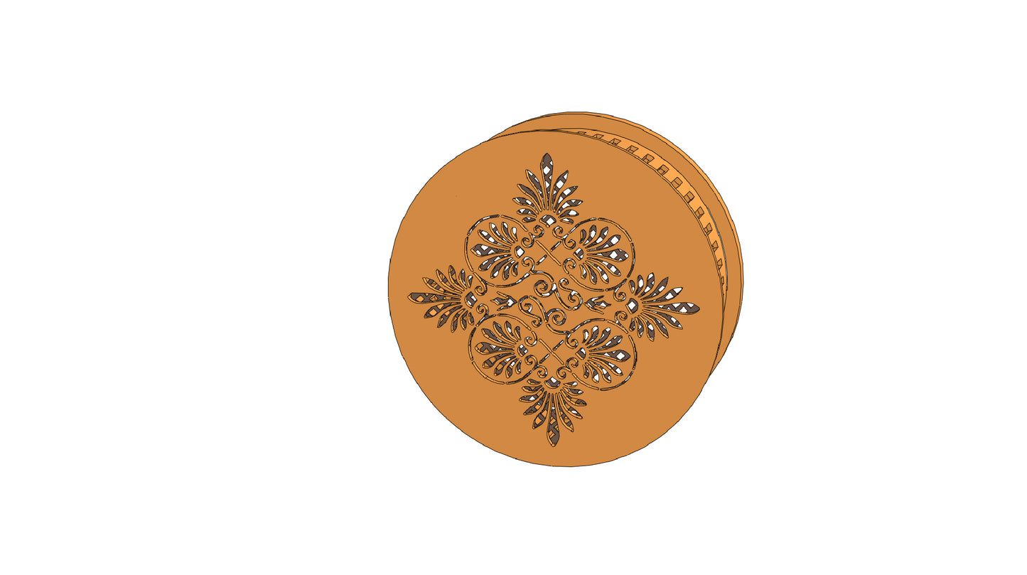 Decorative Smoke Detector Cover - Art Deco