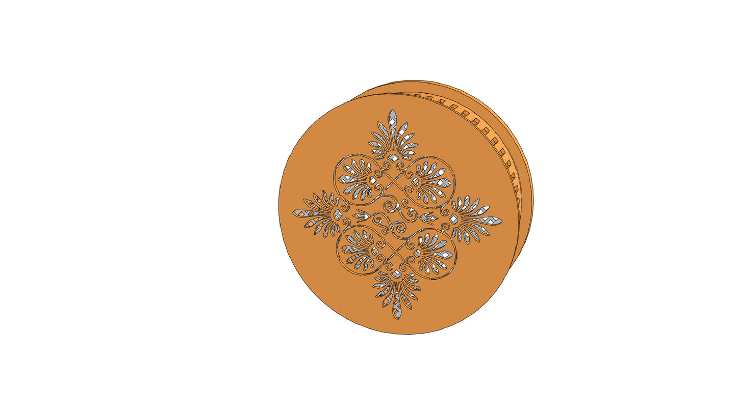 Decorative Smoke Detector Cover - Art Deco
