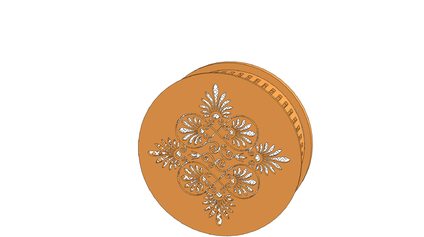 Decorative Smoke Detector Cover - Art Deco
