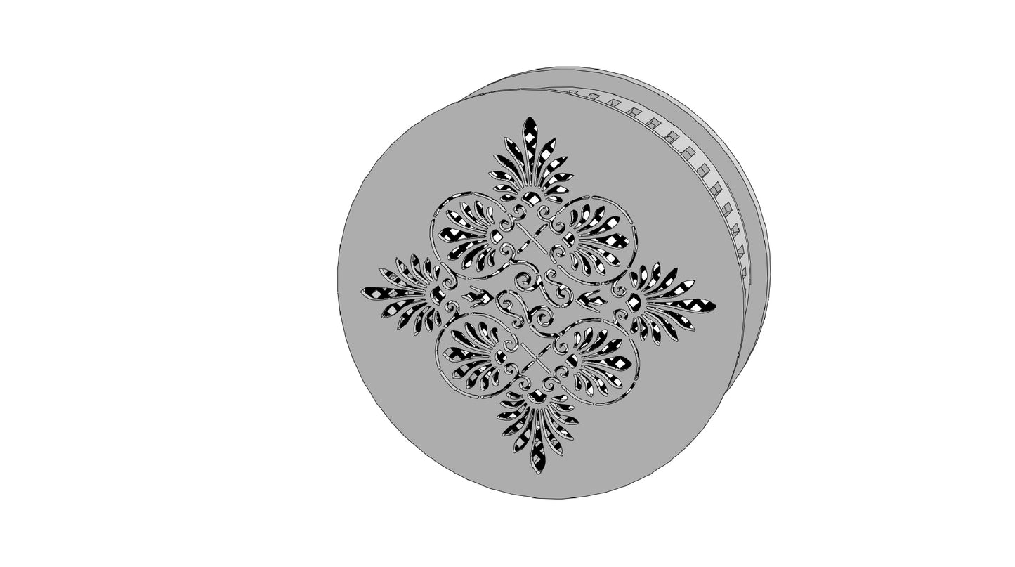 Decorative Smoke Detector Cover - Art Deco