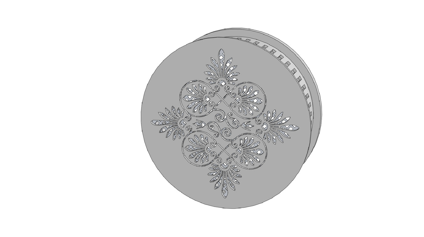Decorative Smoke Detector Cover - Art Deco