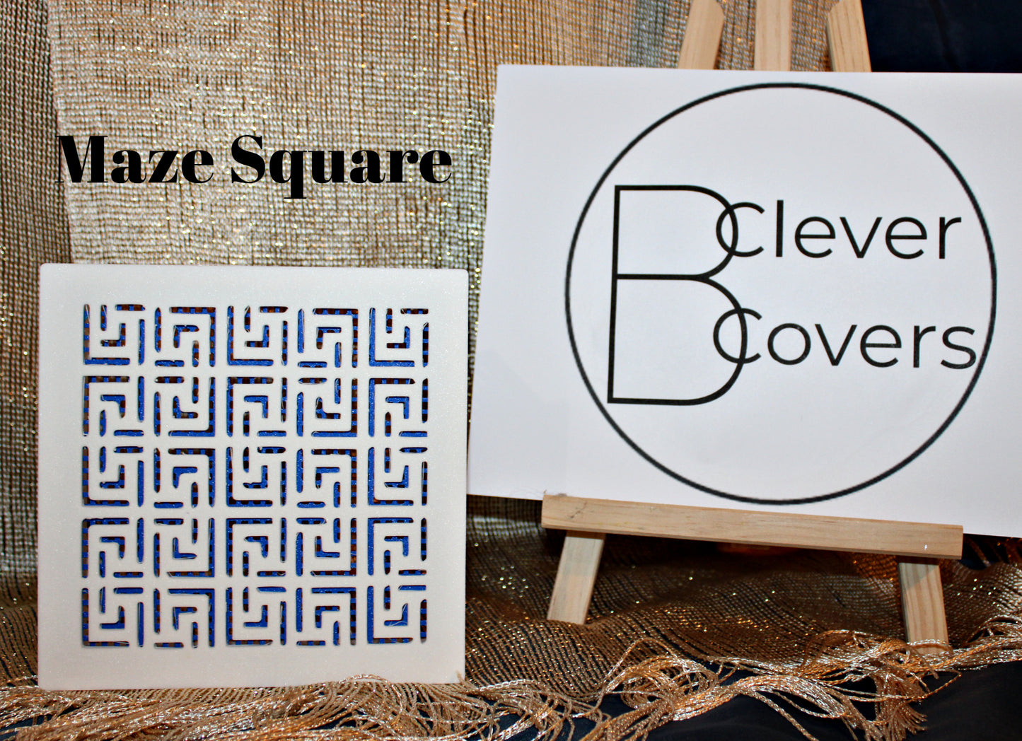 Decorative Smoke Detector Cover -Square Maze