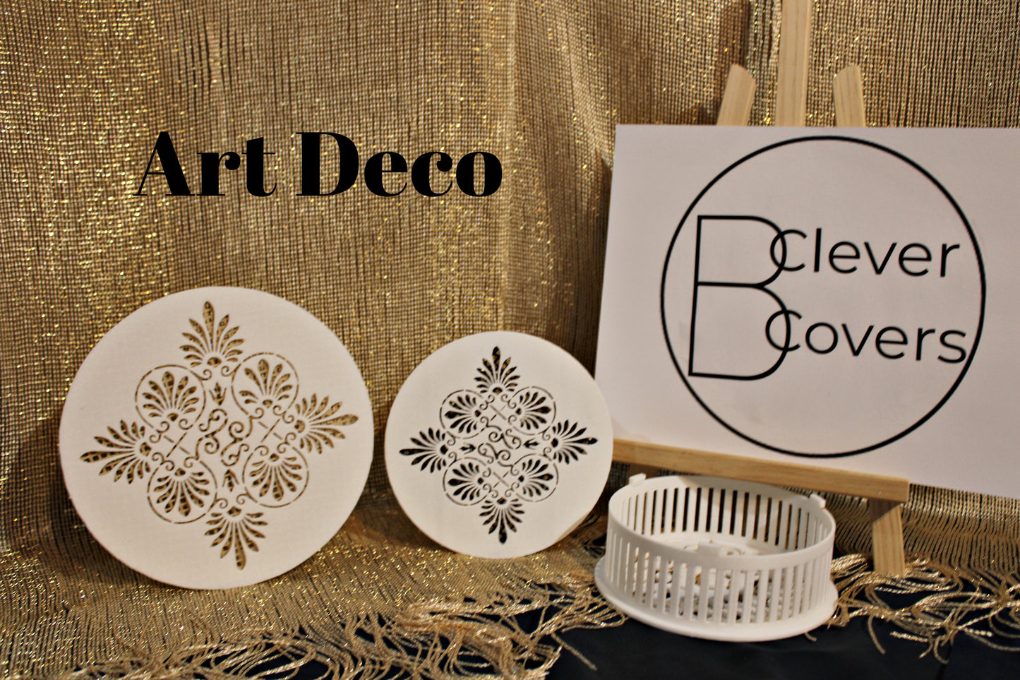 Decorative Smoke Detector Cover - Art Deco