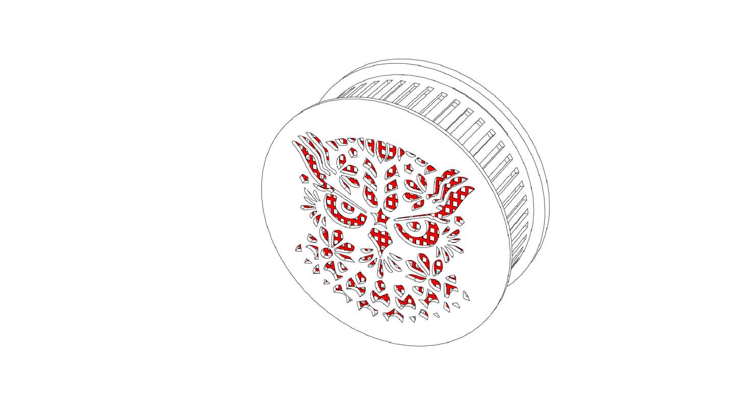 Decorative Smoke Detector Cover - Owl