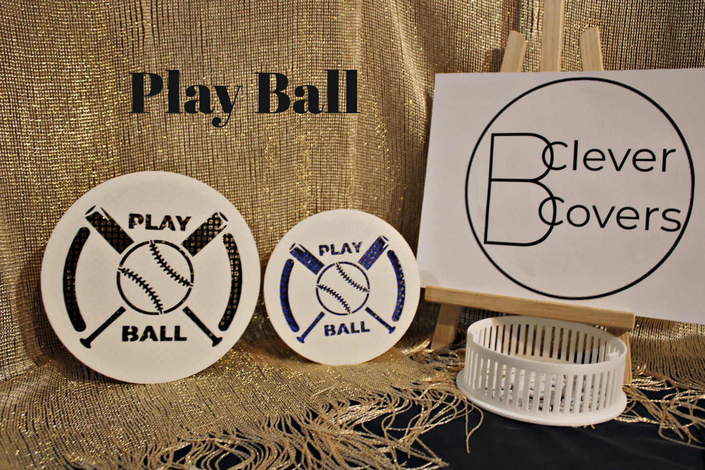 Decorative Smoke Detector Cover - Play Ball - Only Cover No Base or Screen
