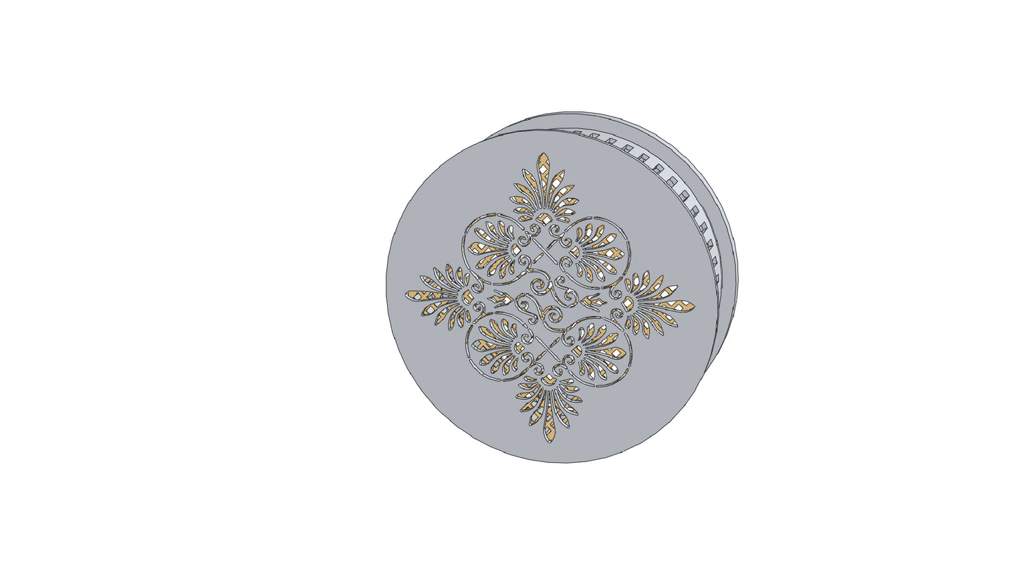 Decorative Smoke Detector Cover - Art Deco