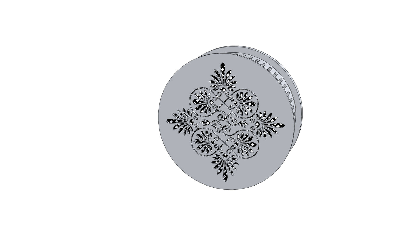 Decorative Smoke Detector Cover - Art Deco