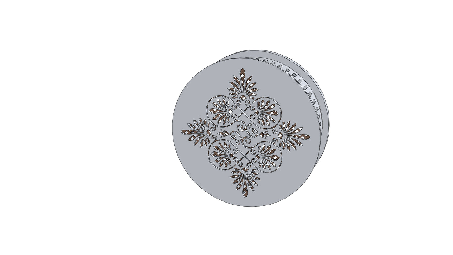 Decorative Smoke Detector Cover - Art Deco