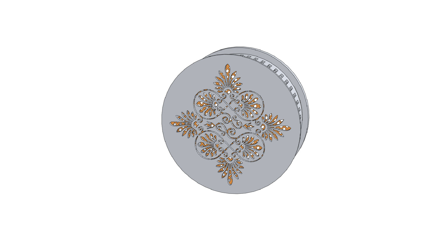 Decorative Smoke Detector Cover - Art Deco