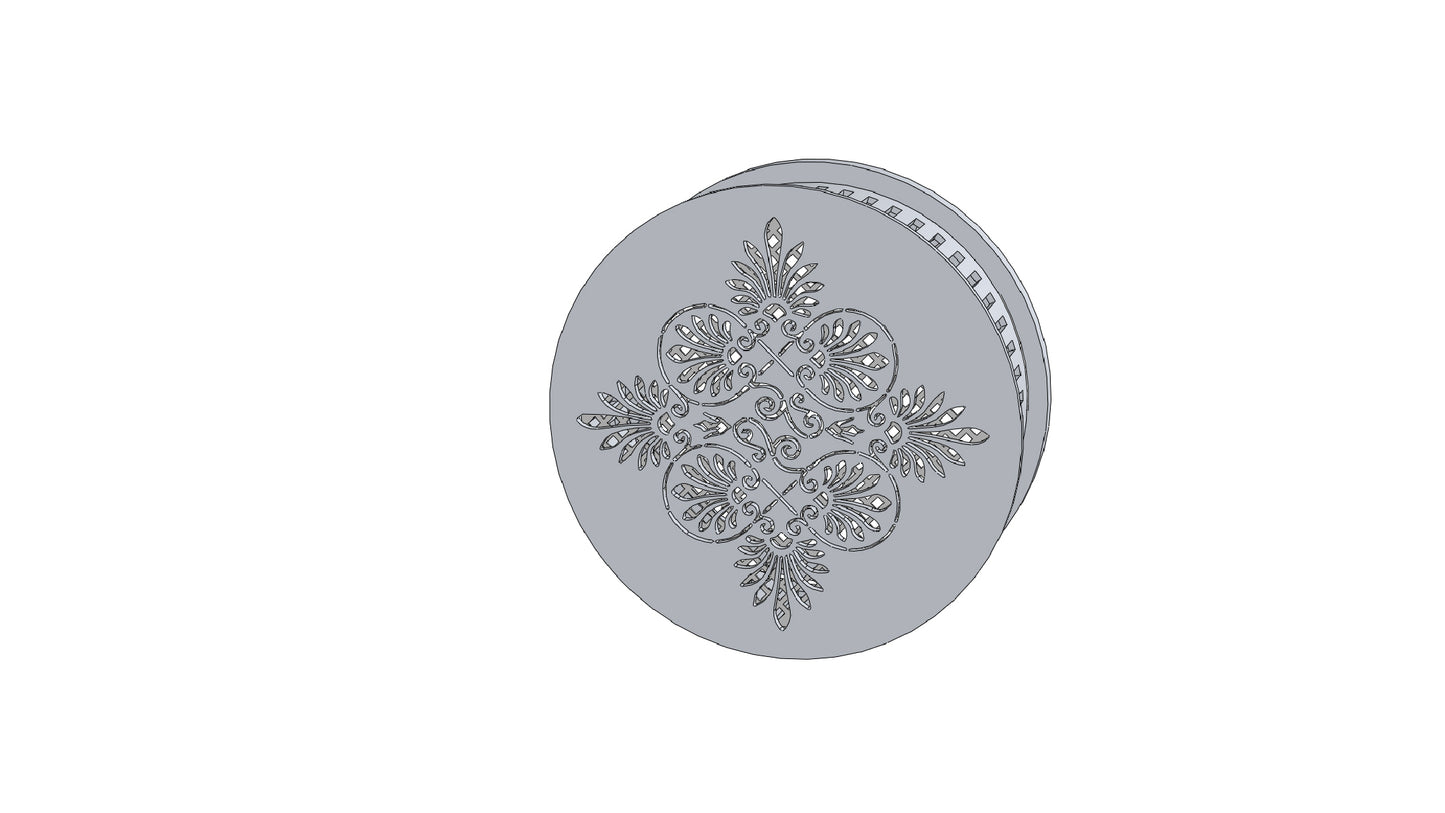 Decorative Smoke Detector Cover - Art Deco