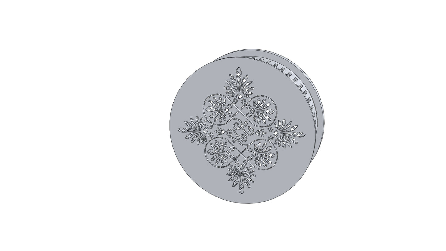 Decorative Smoke Detector Cover - Art Deco
