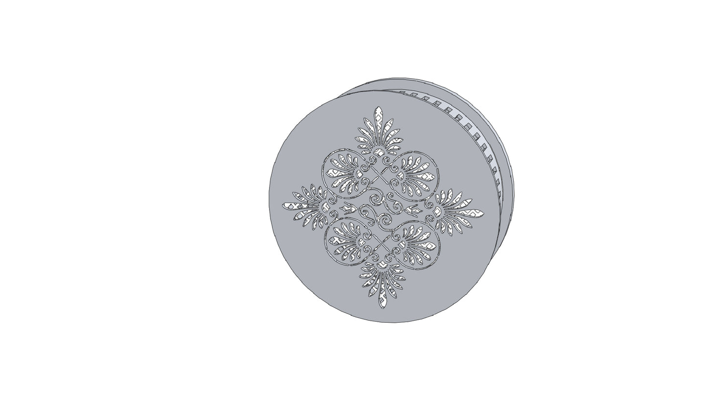 Decorative Smoke Detector Cover - Art Deco