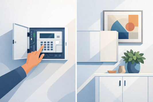 How to Hide Alarm Panel Without Looking Cheap