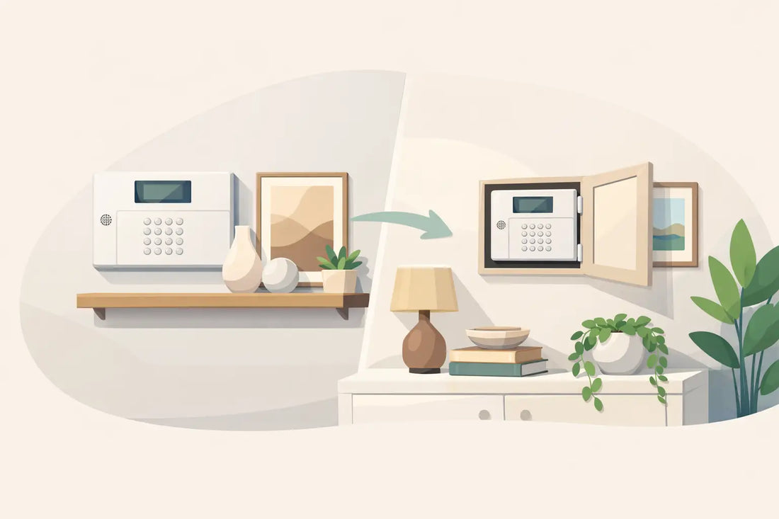 How to Soften Alarm Panel Appearance at Home