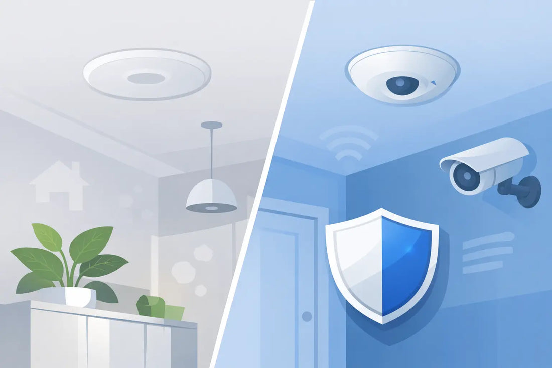 Camouflage Ceiling Sensors Without Hiding Safety
