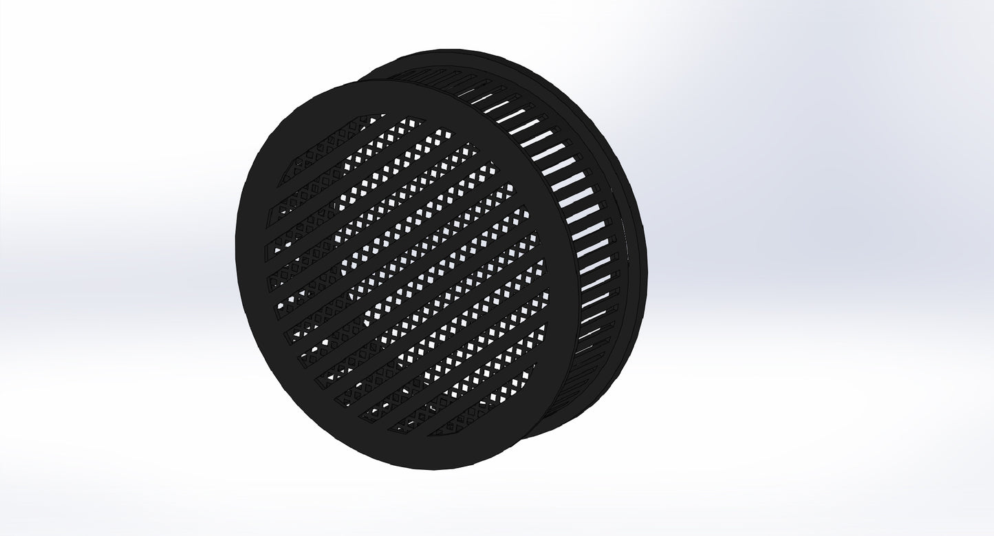 Decorative Thermostat/ Smoke Detector/ CO2 Cover - Diagonal Slots