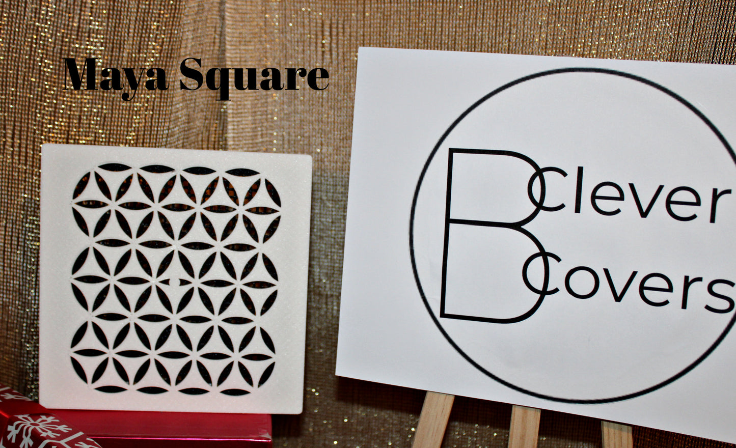 Decorative Smoke Detector Cover -Square Maya