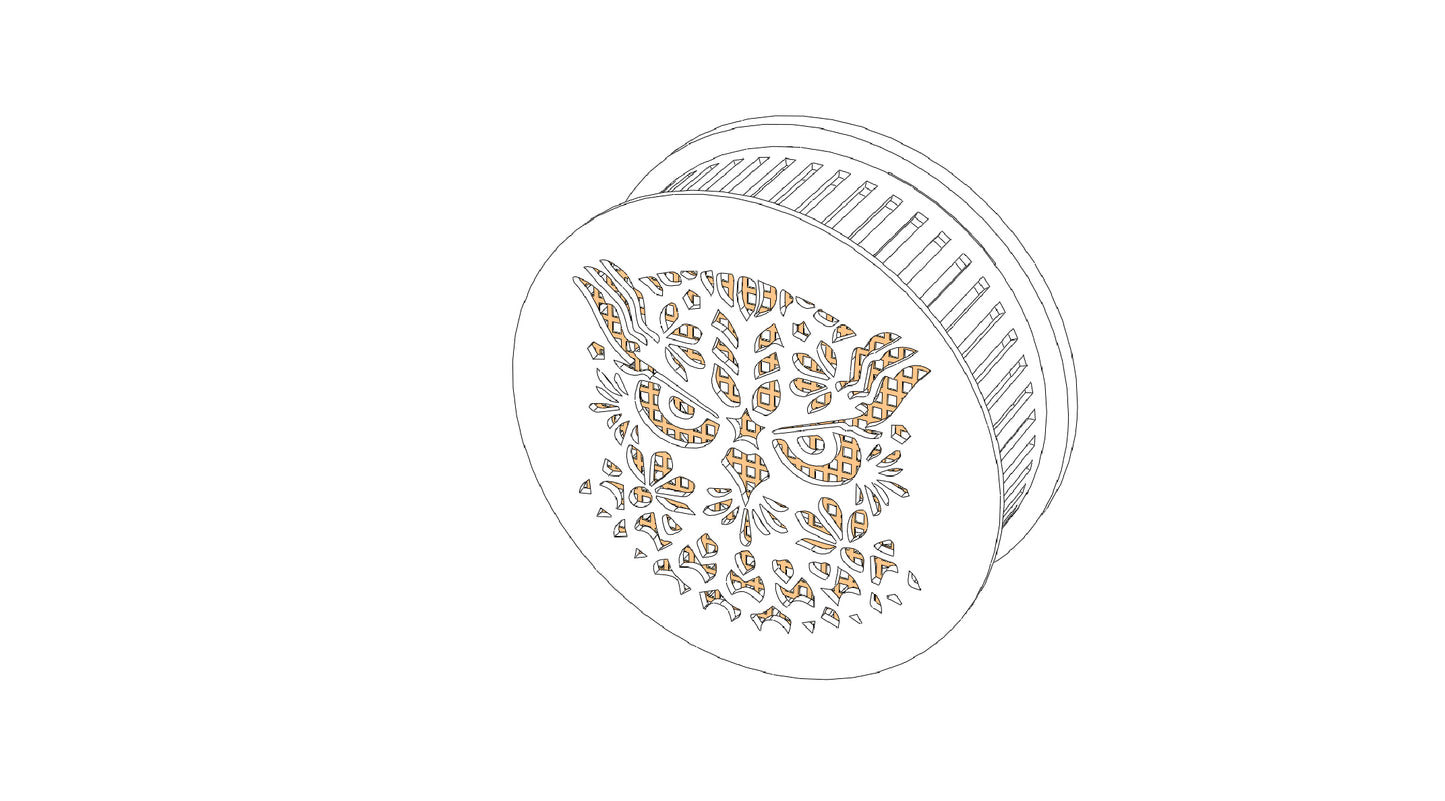 Decorative Smoke Detector Cover - Owl