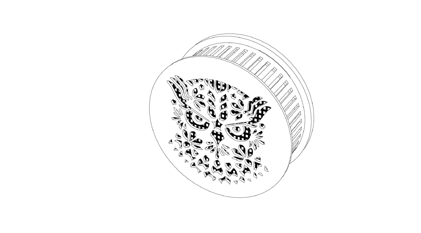 Decorative Smoke Detector Cover - Owl