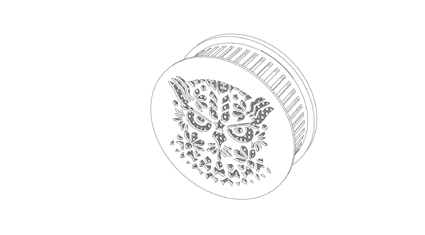 Decorative Smoke Detector Cover - Owl
