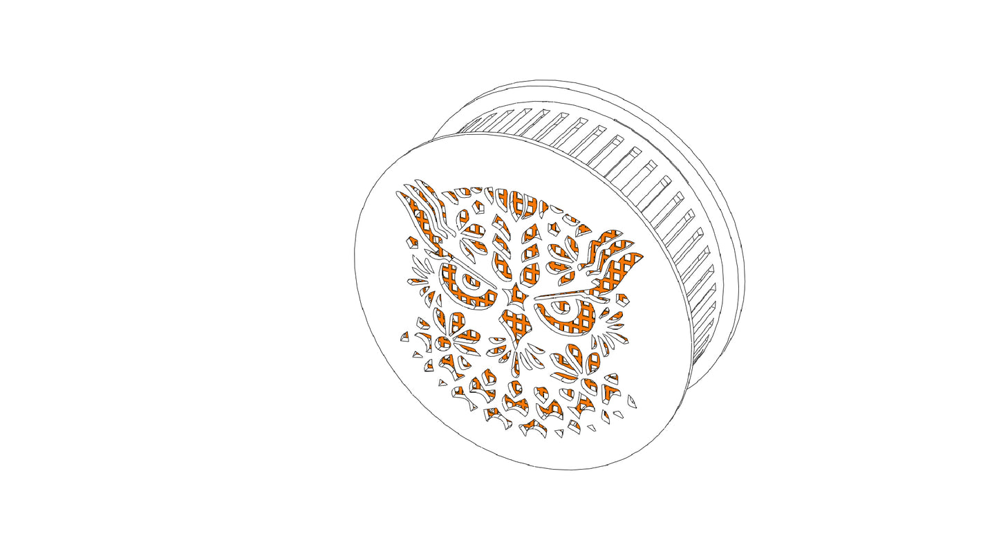 Decorative Smoke Detector Cover - Owl