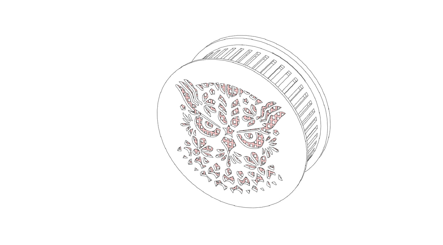 Decorative Smoke Detector Cover - Owl