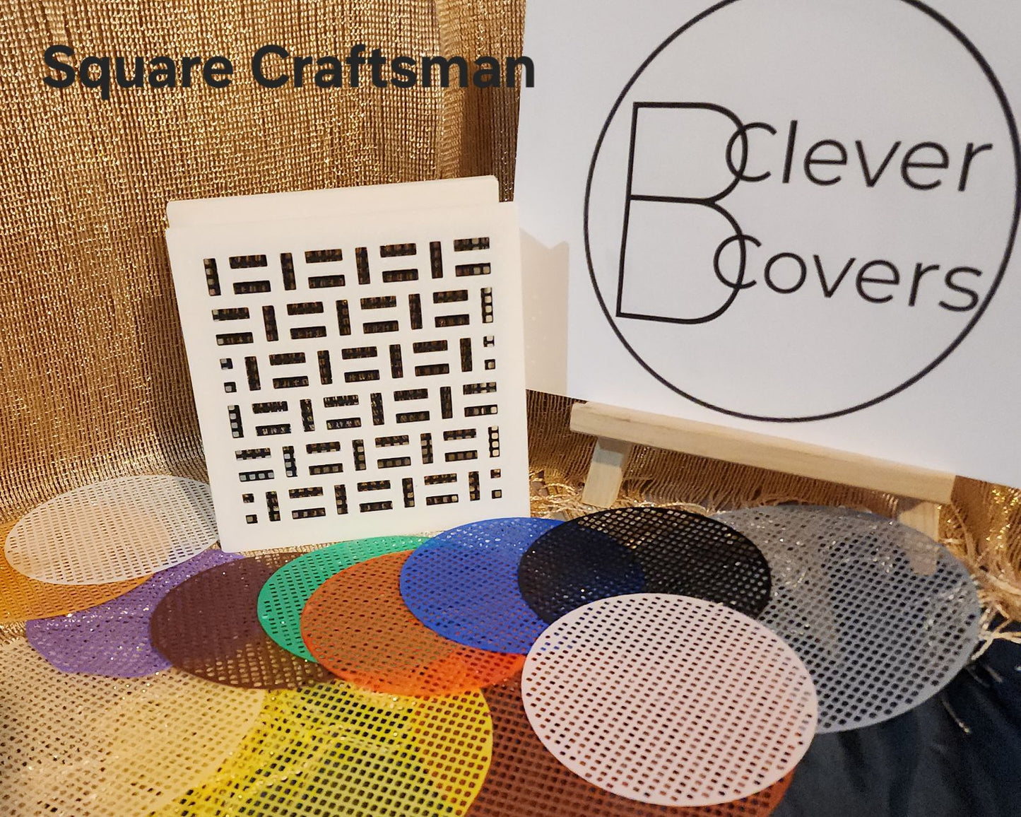 Decorative Smoke Detector Cover -Square Craftsman