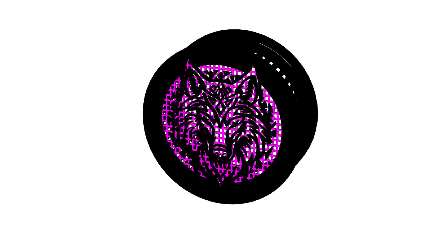 Decorative Smoke Detector Cover -Wolf