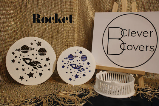 Decorative Smoke Detector Cover - Rocket - Only Cover No Base or Screen