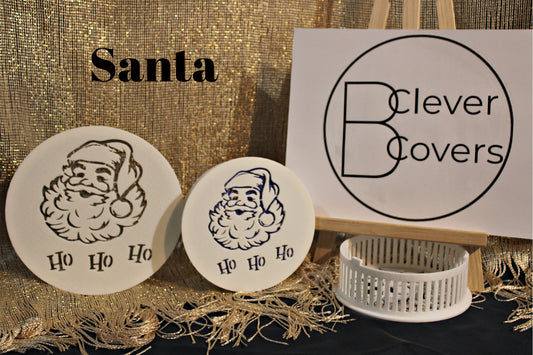 Decorative Smoke Detector Cover - Santa - Only Cover No Base or Screen